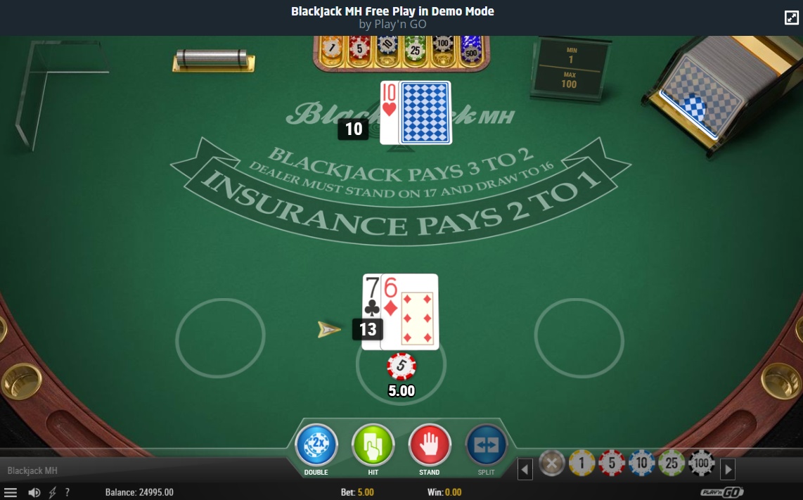 Blackjack MH from Play'n GO